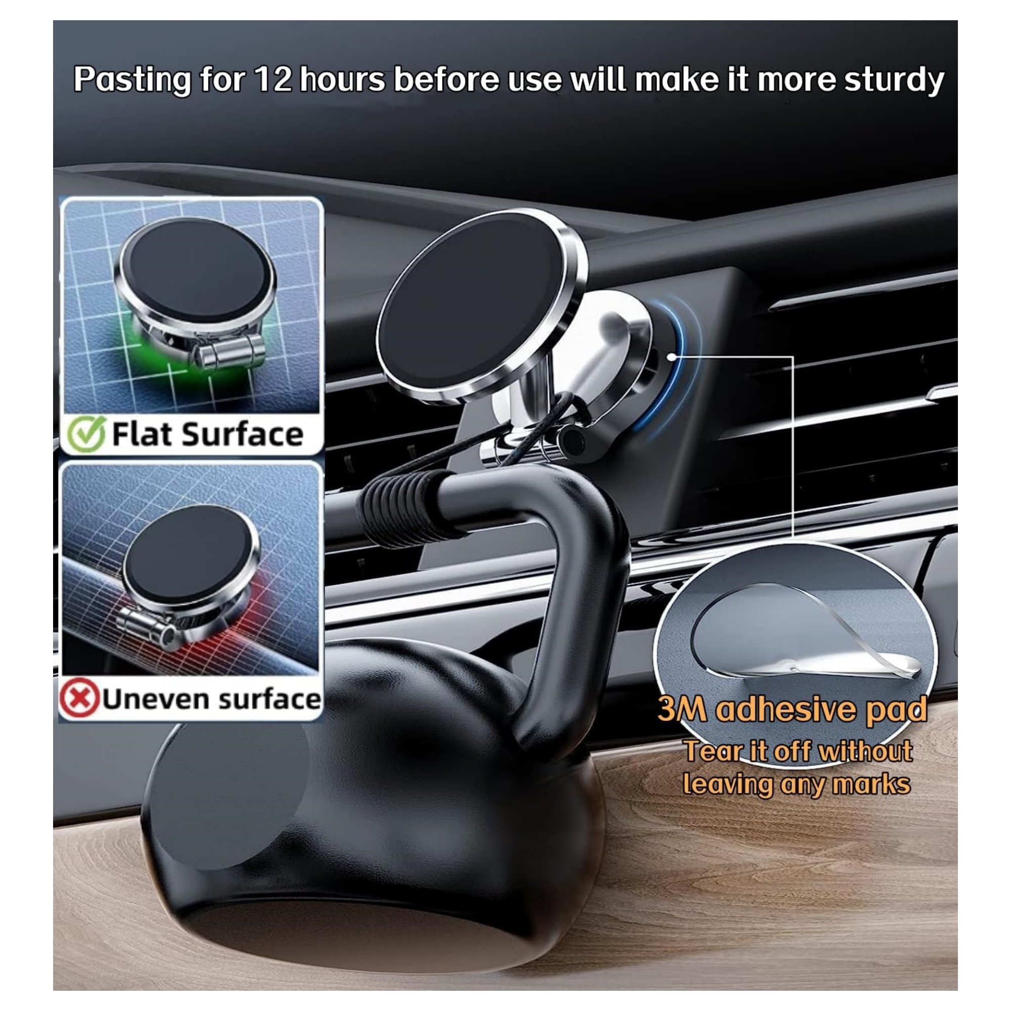 Magnetic Phone Holder For Car Item No#21674 - Image 5