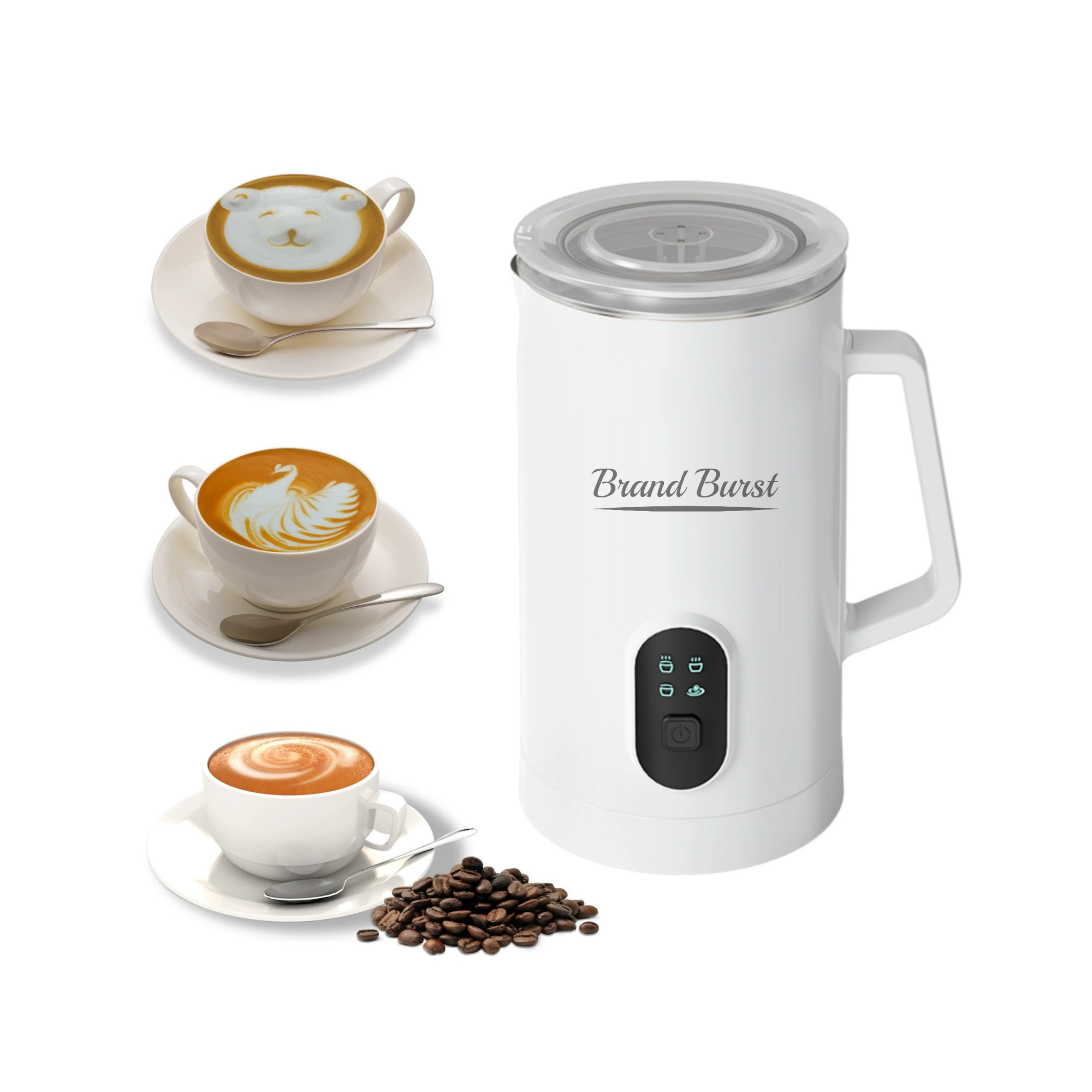 4 in 1 Multi-Functional Milk And Coffee Frother Item No#21693