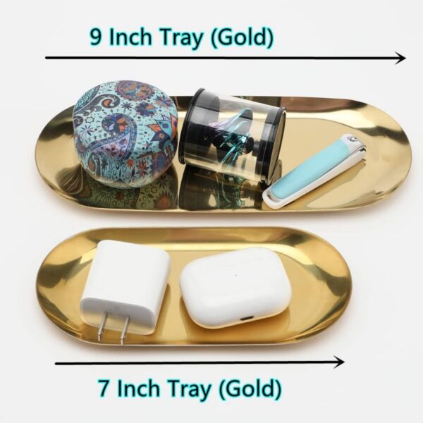 Stainless Steel Decorative Tray Item No#21695 - Image 3