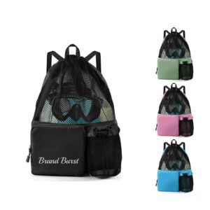 Mesh Drawstring Swim Backpack Item No#21740