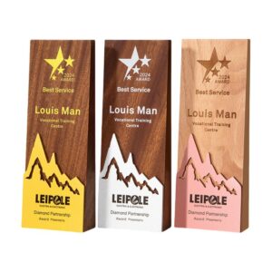 Mountain Wooden Trophy Item No#22489