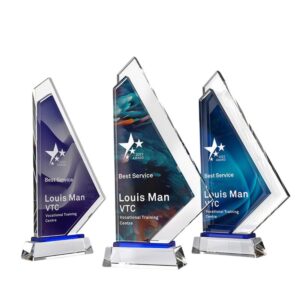 Sail Crystal Trophy Item No#22505