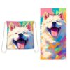 2-in-1 Foldable Beach Towel Item No#22517
