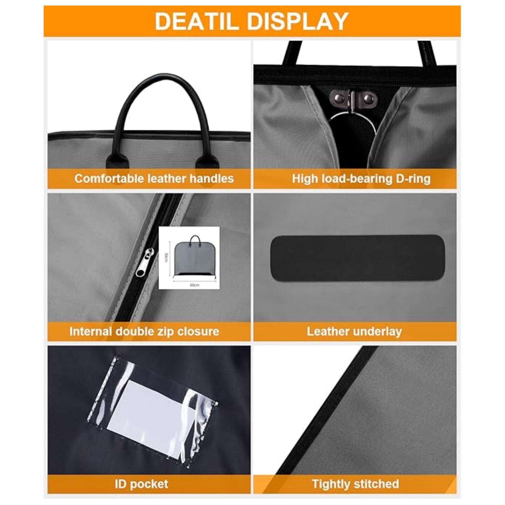 Oxford Garment Bag Item No#21751 - Image 4