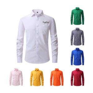 Solid Men's Dress Shirt Item No#21778