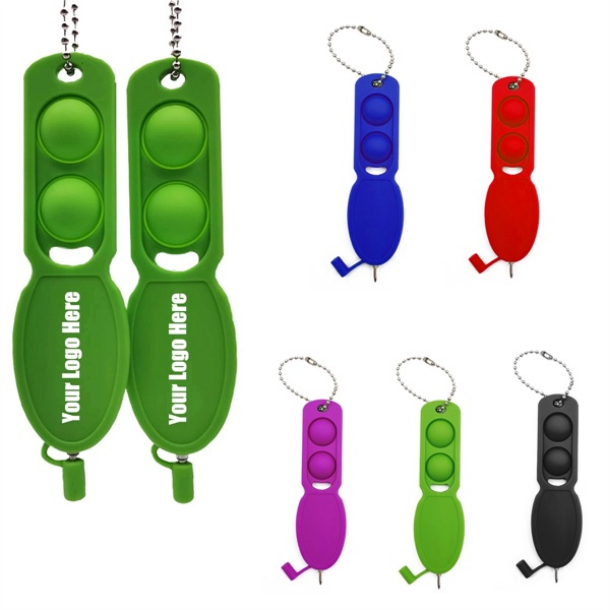 Push Pop Fidget Pen Keychain Item No#22601