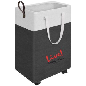 Large Foldable Wheeled Laundry Basket Item No#22606