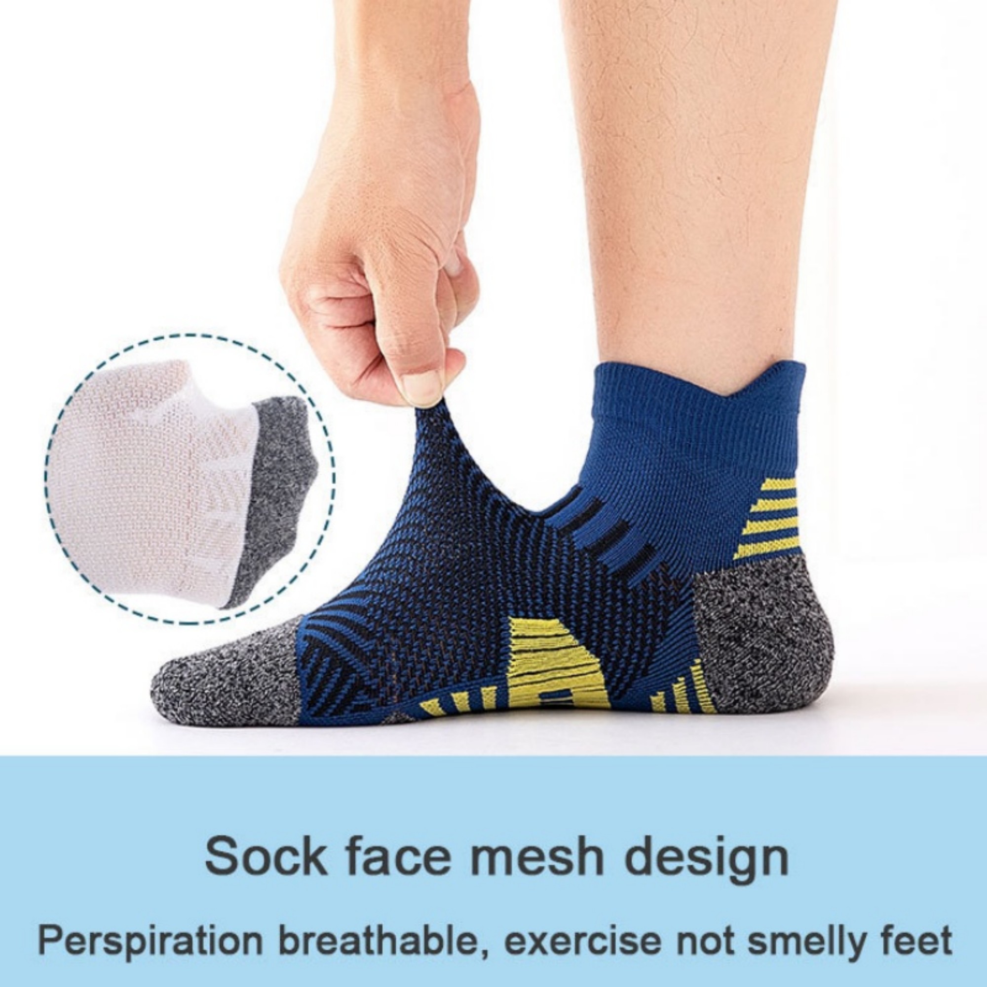 Men's Cotton Sports Socks Item No#22647 - Image 4