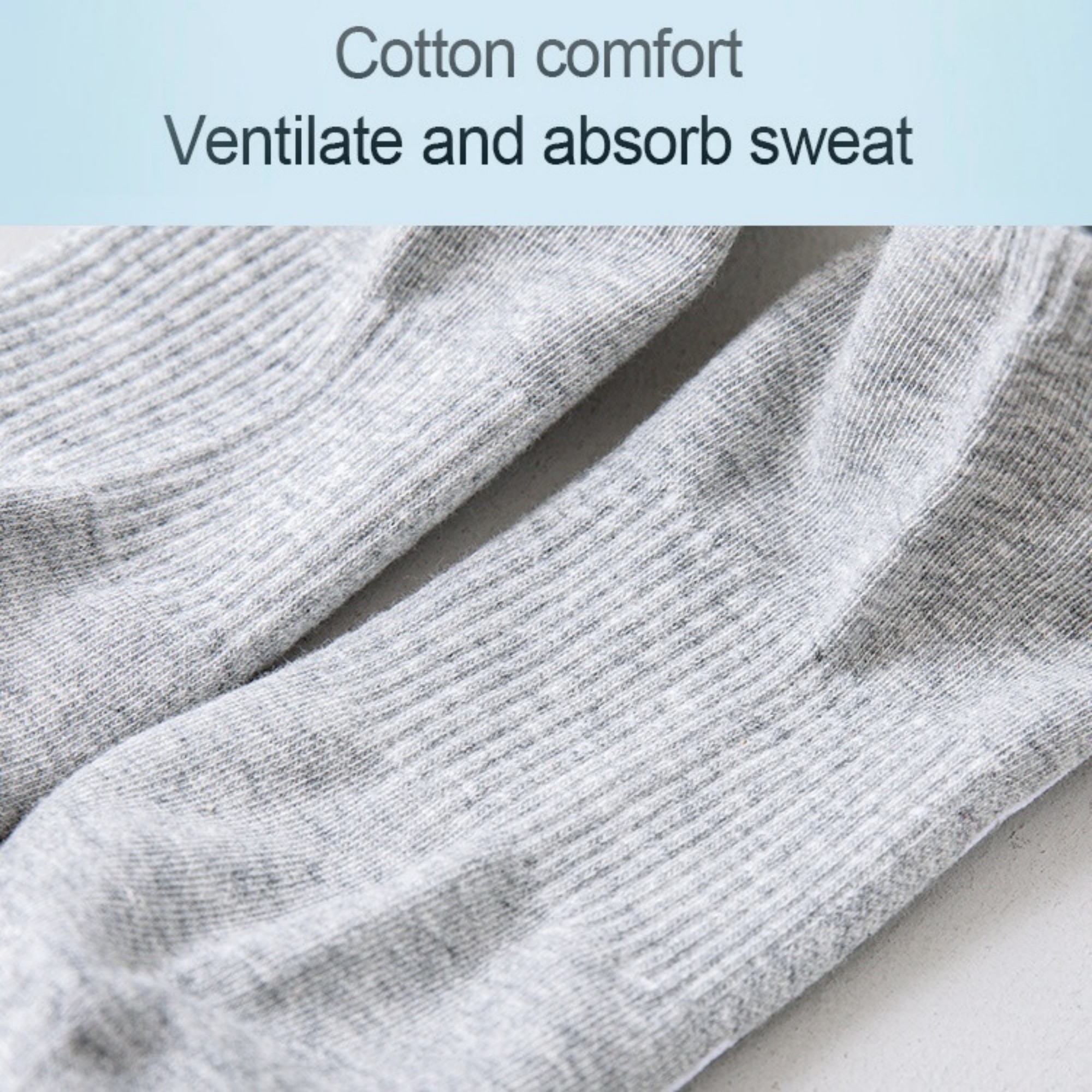 Men's Cotton Sports Socks Item No#22660 - Image 3