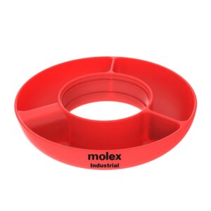 3 Compartment Silicone Snack Tray Item No#22689