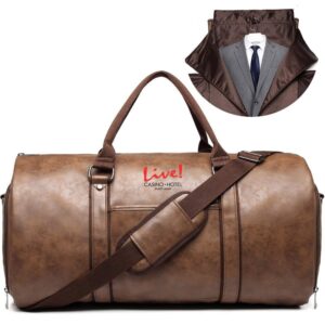 Leather Garment Duffel Bag Item No#22746