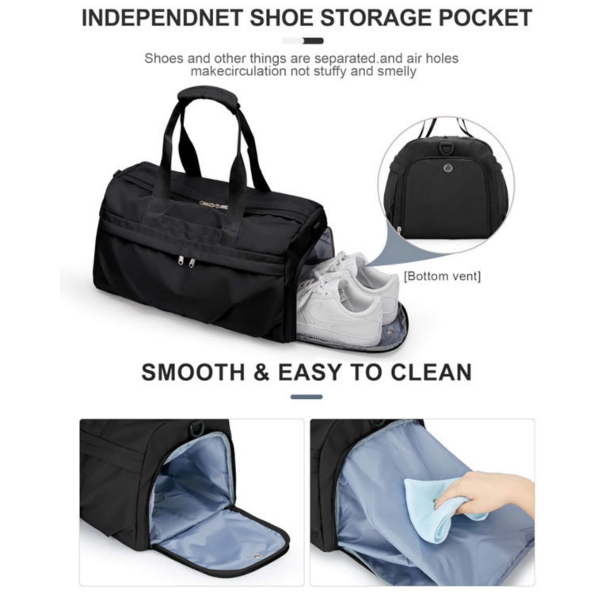 Travel Duffel Bag With Shoulder Strap Item No#22754 - Image 6