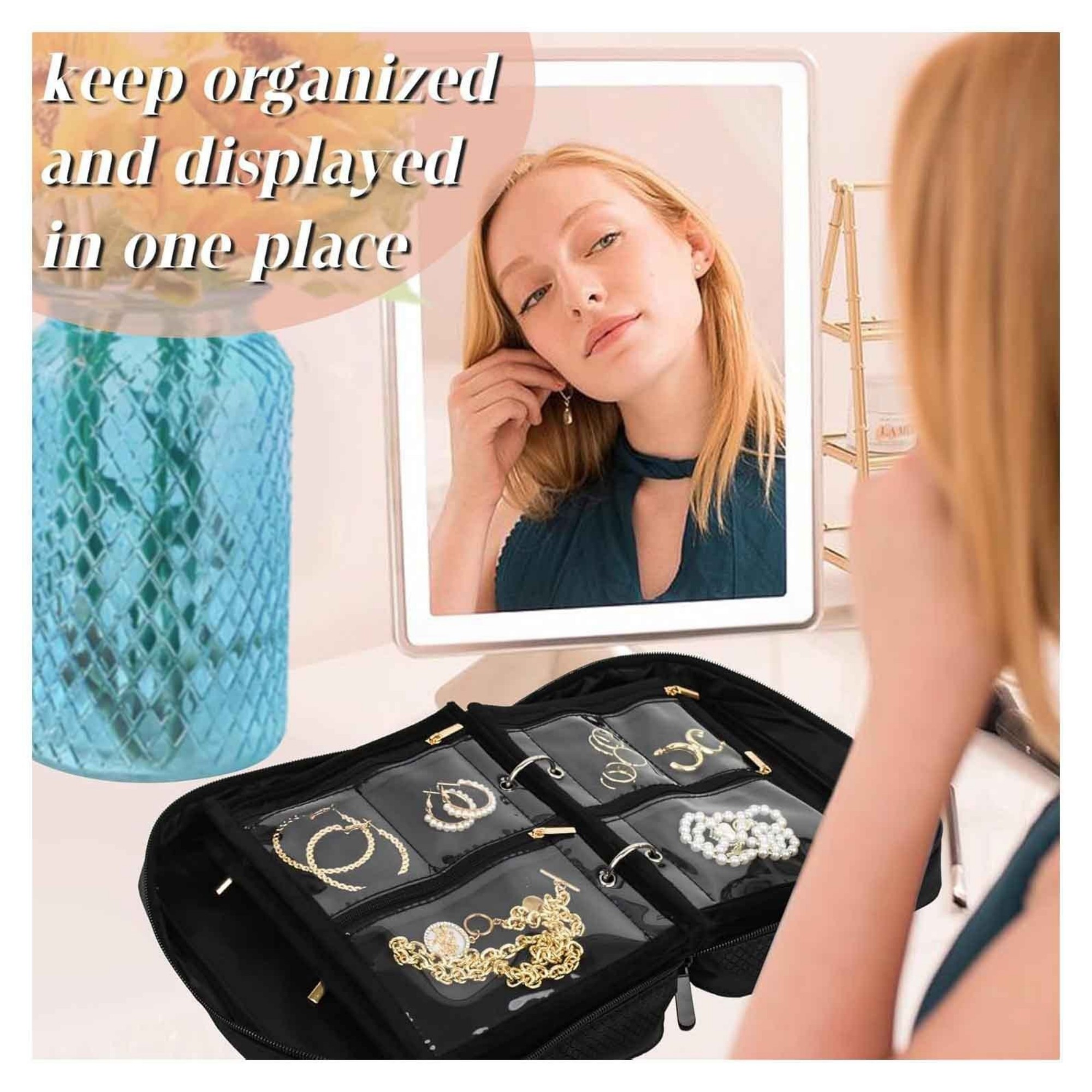 Travel Jewelry Organizer Case Item No#22785 - Image 6
