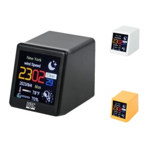 Digital Clock With Weather Temperature And Humidity Item No#22847