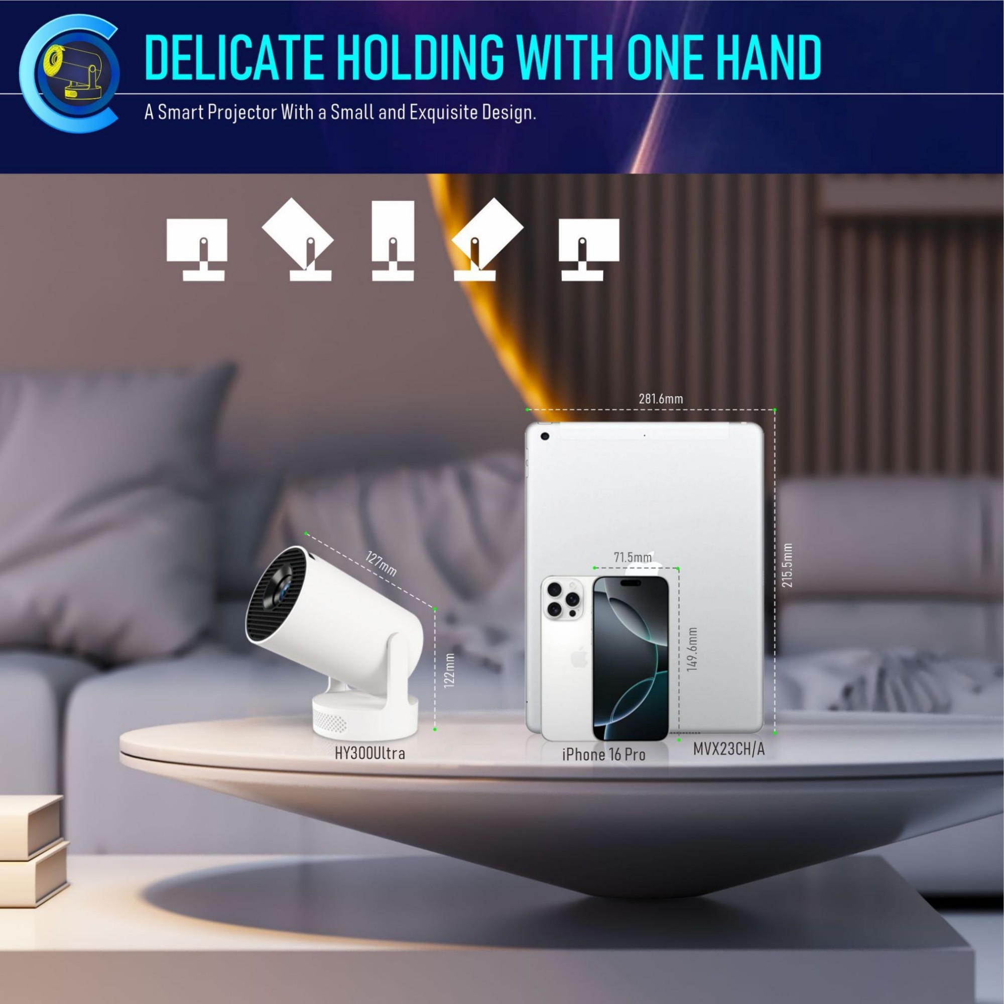 Projector With Wifi And Bluetooth Item No#22940 - Image 3