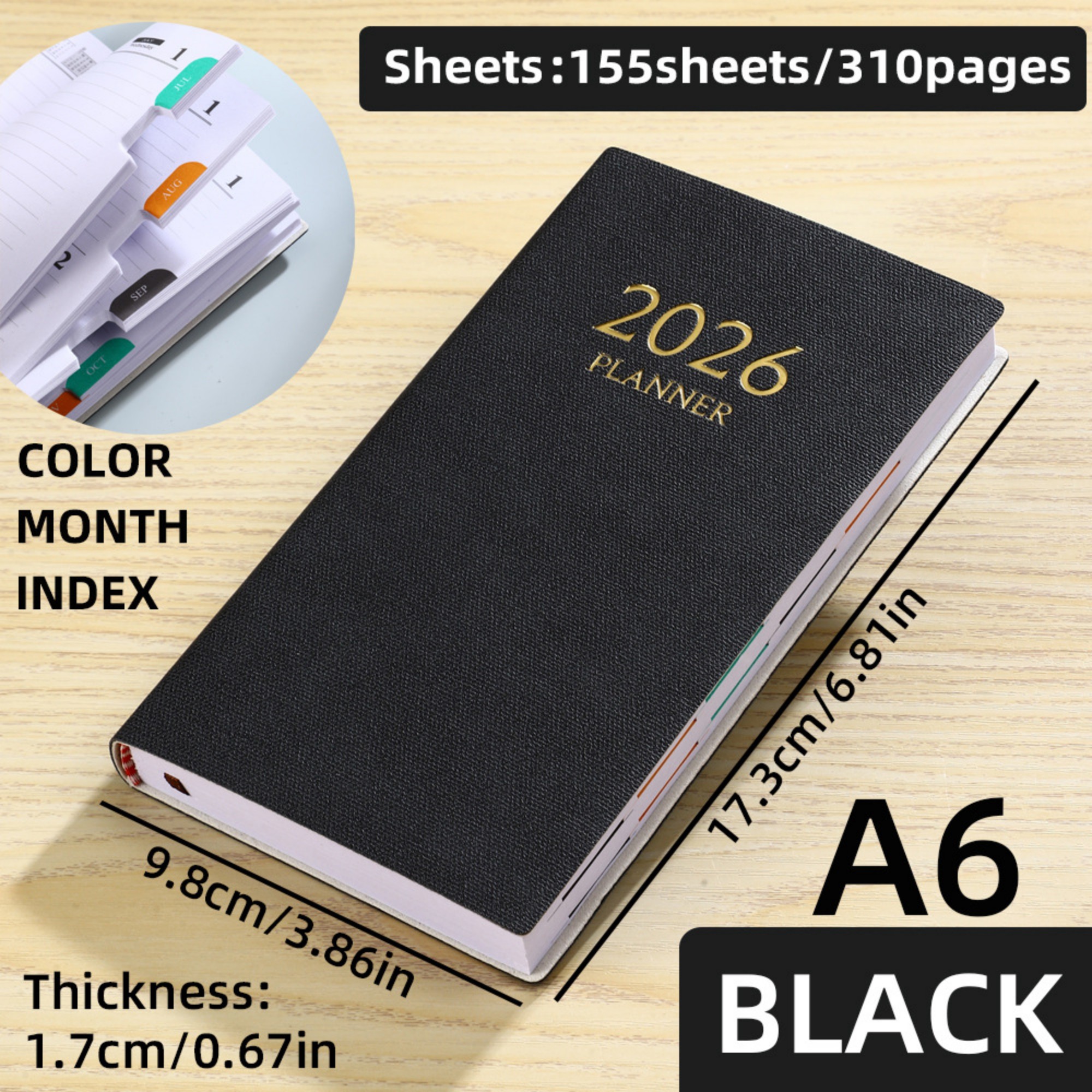 A6 2026 Daily Journal Planner Item No#22982 - Image 6