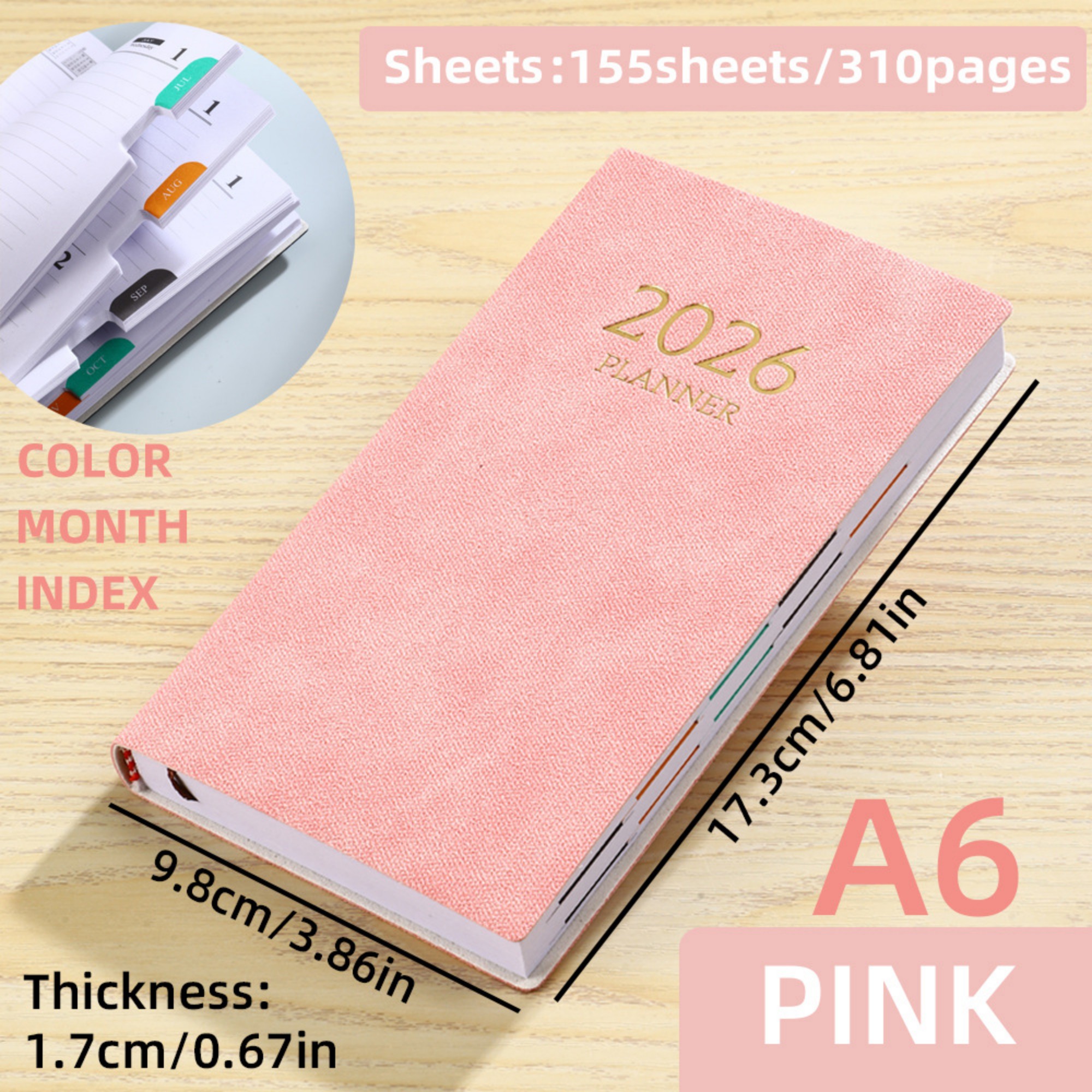 A6 2026 Daily Journal Planner Item No#22982 - Image 9