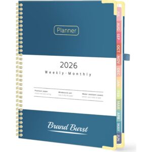 2026 A5 Spiral Hardcover Calendar Planner Item No#21796