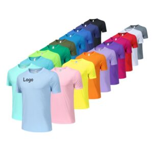 Men's Athletic Round Neck Sleeve T-Shirt Item No#21851