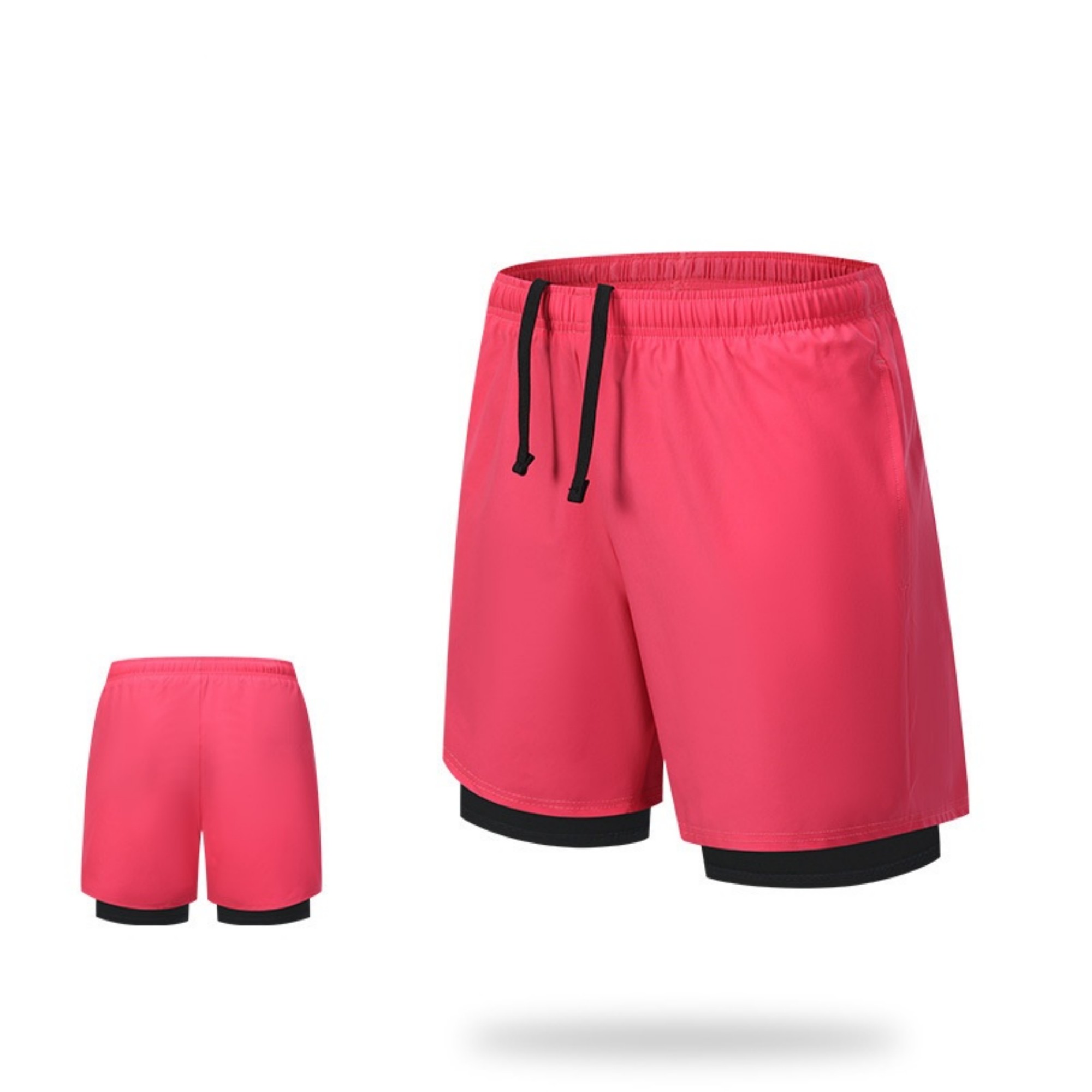 Men's 2-In-1 Quick Dry Shorts With Zipper Pockets Item No#21852 - Image 6