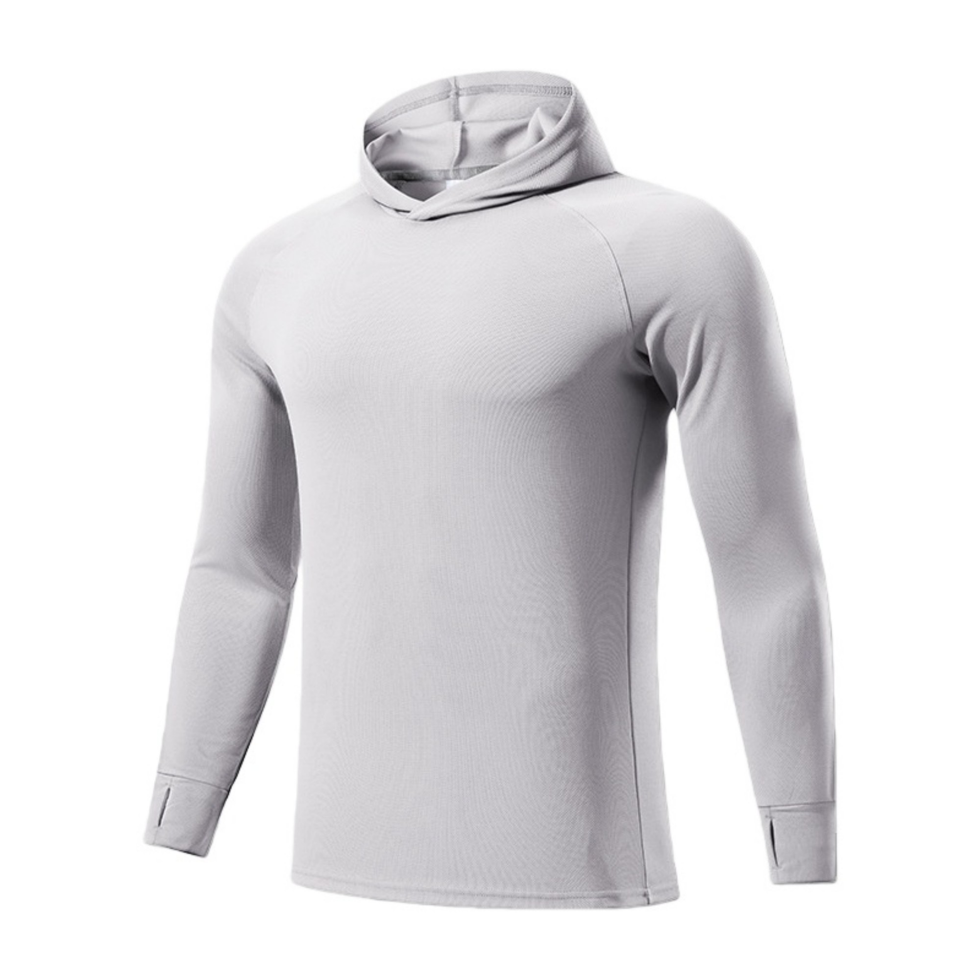 Men's Long Sleeve Lightweight Hoodie Item No#21853 - Image 2
