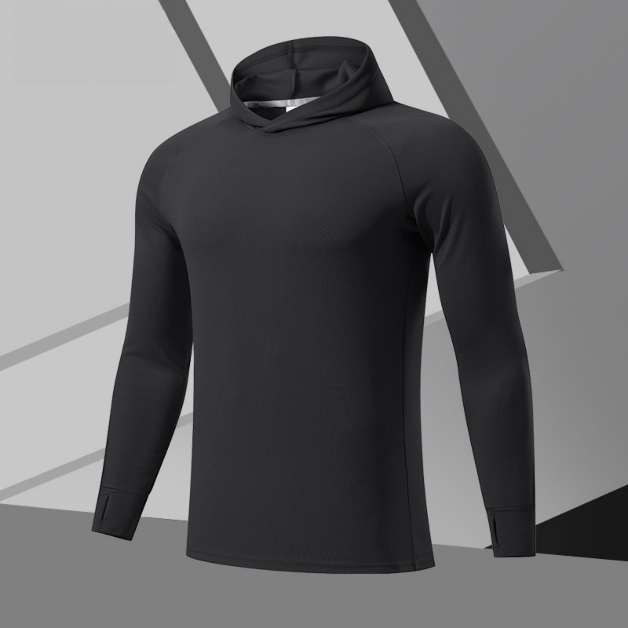 Men's Long Sleeve Lightweight Hoodie Item No#21853 - Image 6