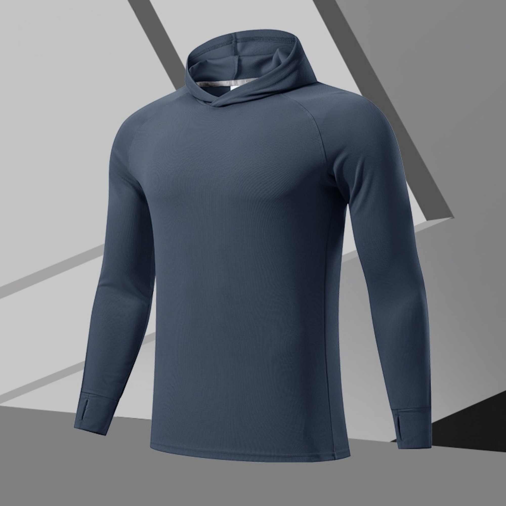 Men's Long Sleeve Lightweight Hoodie Item No#21853 - Image 8