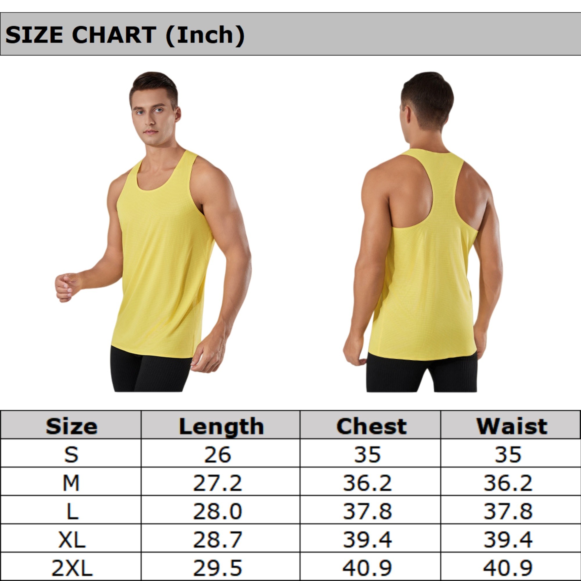 Men's Lightweight And Breathable Fitness Tank Tops Item No#21855 - Image 3