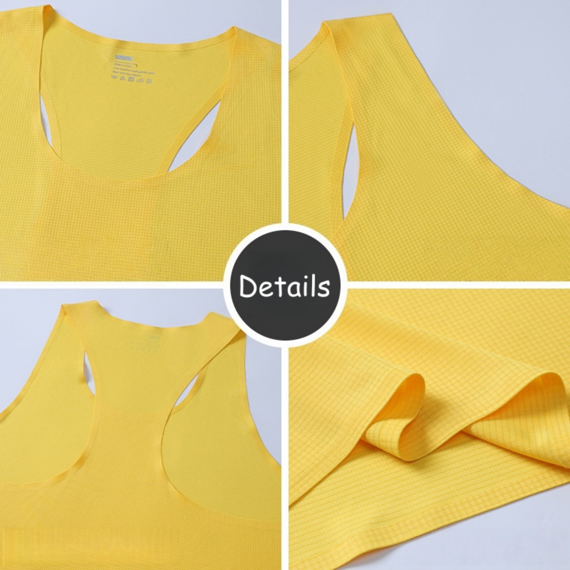 Men's Lightweight And Breathable Fitness Tank Tops Item No#21855 - Image 4