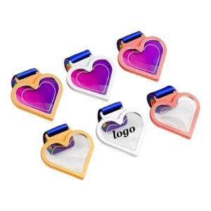 Heart Shaped Crystal Award Medal Item No#21938