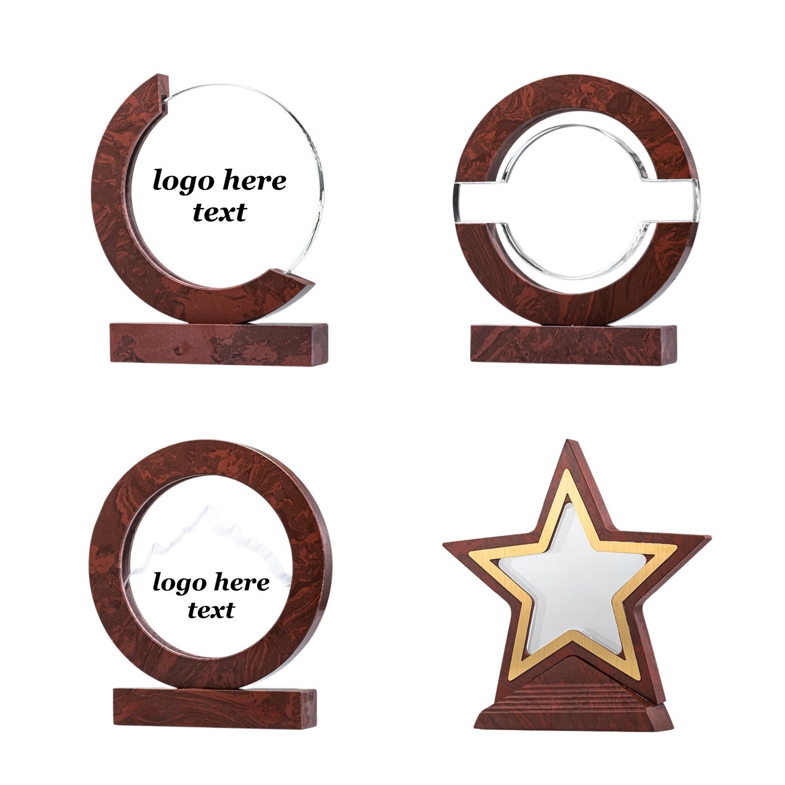 Round Marble Crystal Trophy Item No#21952