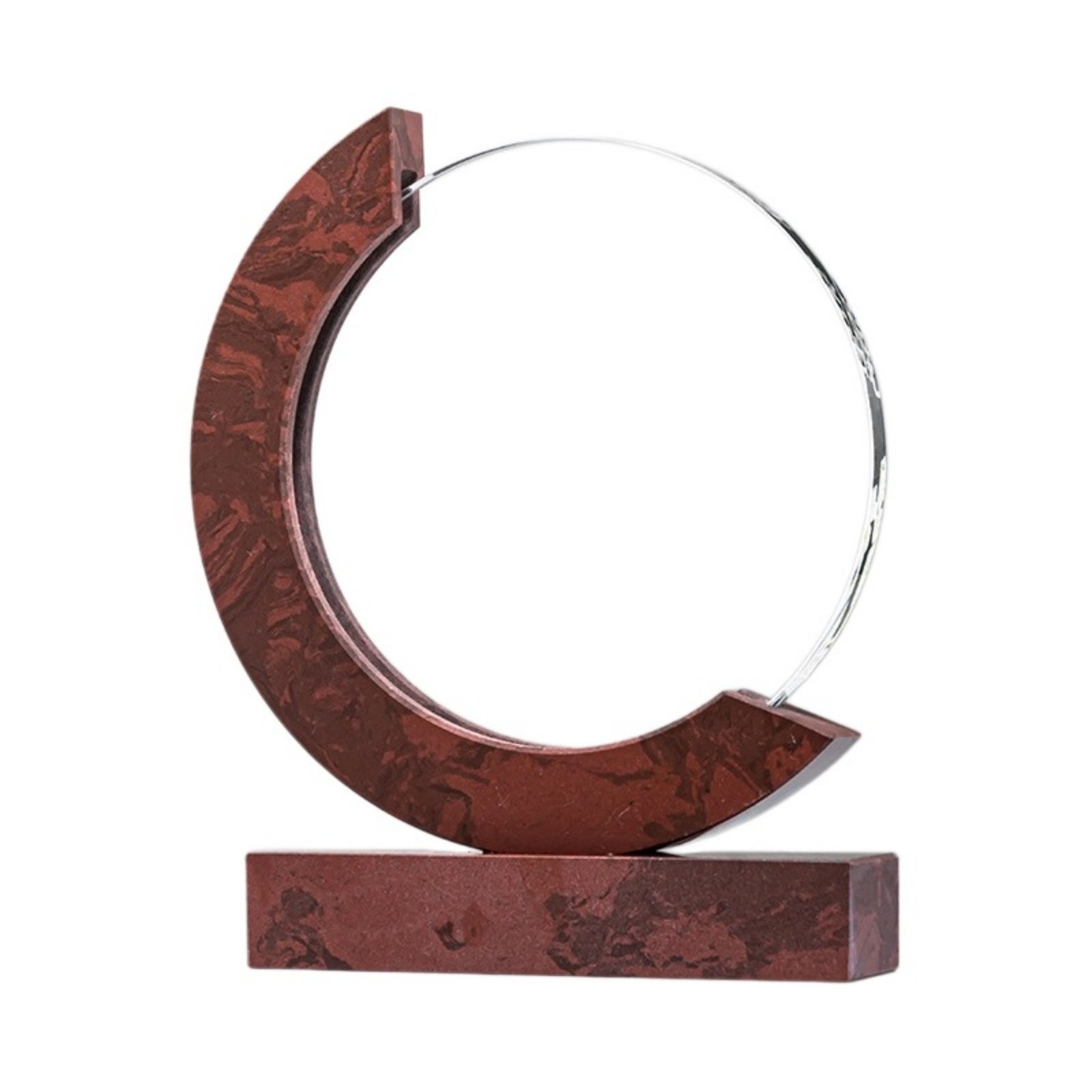 Round Marble Crystal Trophy Item No#21952 - Image 2