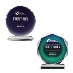 Premium Round Crystal Trophy Item No#21958