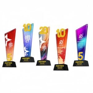 5th 10th 20th Anniversary Commemorative Crystal Trophy Item No#21960