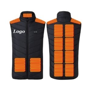 Solid Color 15 Zones Dual Control Heated Vest Item No#21966