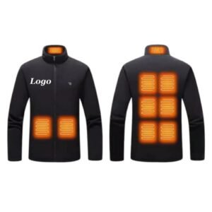 9 Zones Single Control Unisex Polar Fleece Heated Jacket Item No#21979